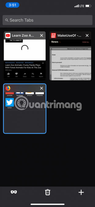 chế độ Dark Mode cũng sẽ áp dụng cho giao diện người dùng và trang web của trình duyệt