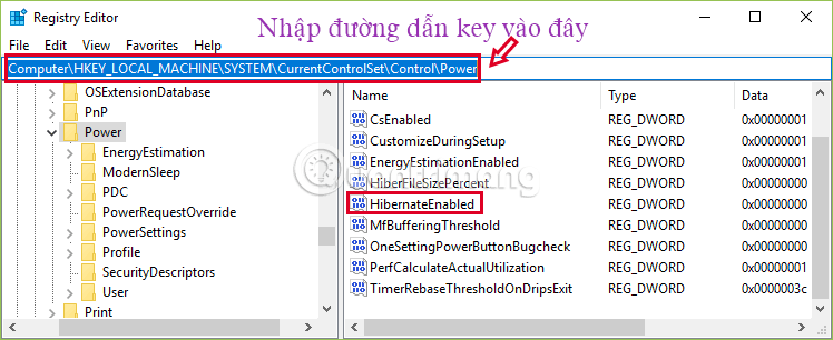 Thêm giá trị mới cho key
