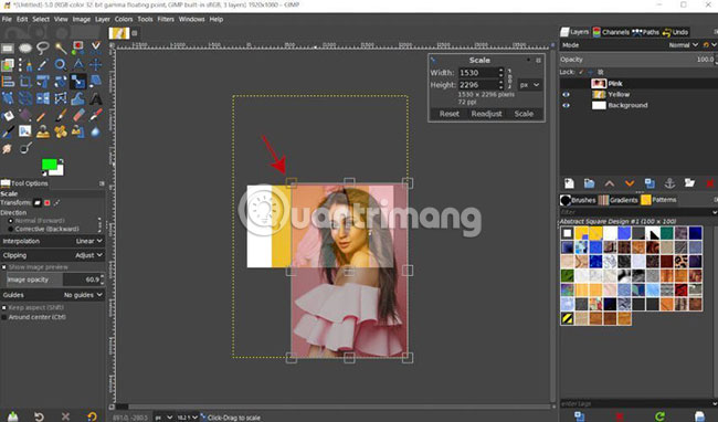 Khóa tỷ lệ các cạnh