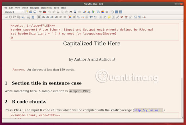 5 Trinh Soạn Thảo Latex Tốt Nhất Cho Linux Quantrimang Com