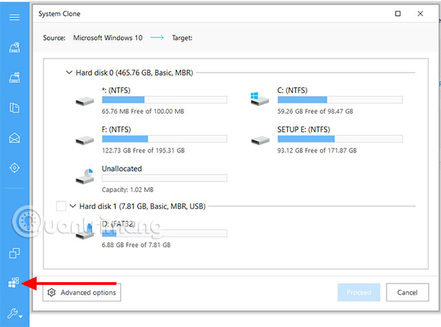 System Clone EaseUS Todo Backup