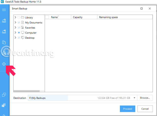 Smart Backup EaseUS Todo Backup