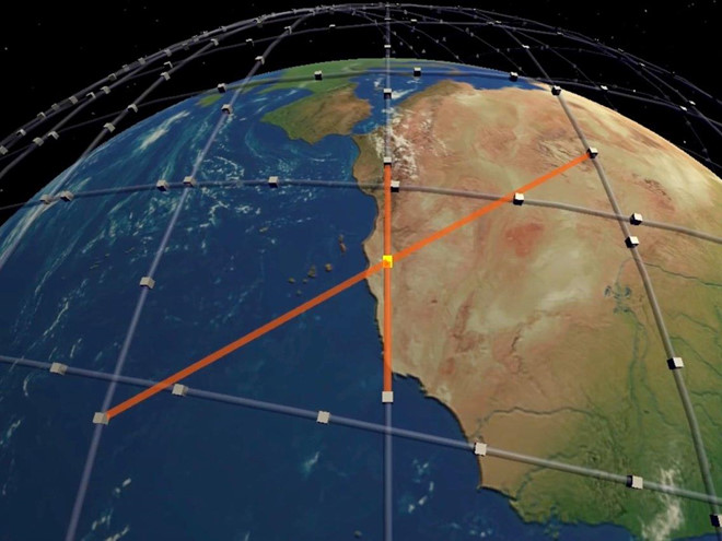 Mỗi một vệ tinh Starlink sẽ liên kết với 4 vệ tinh khác thông qua laser