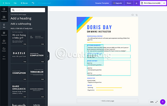 Nhóm các thành phần