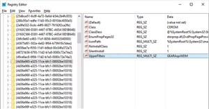 Cách xóa giá trị registry UpperFilters và LowerFilters