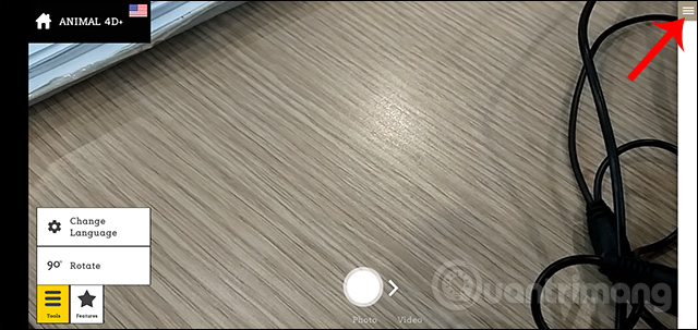 Mở menu card động vật