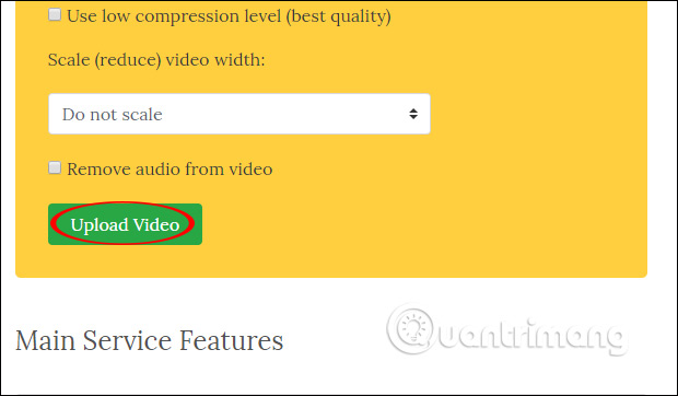 Tải video lên hệ thống