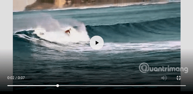 Điều khiển trên trình phát phương tiện