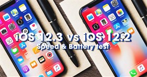 Đọ tốc độ và thời lượng pin iOS 12.3 với iOS 12.2, có nên nâng cấp không?