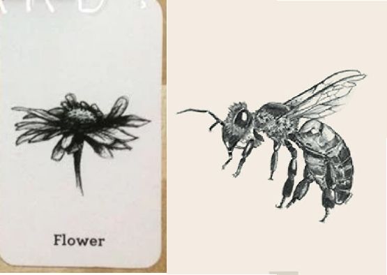 Ghép ong với hoa