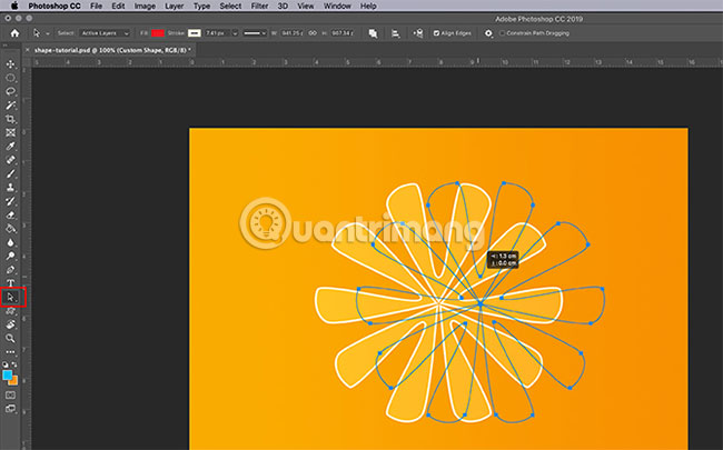 Cách sử dụng Custom Shape Tool trong Adobe Photoshop