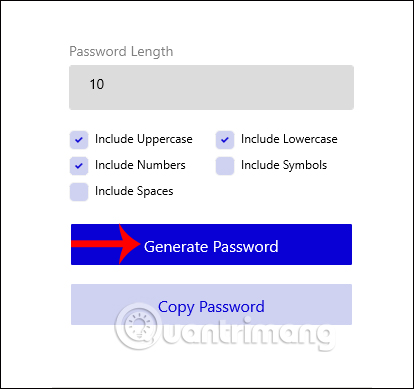 Trình tạo mật khẩu
