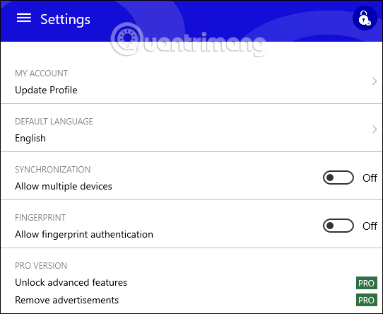 Cài đặt ứng dụng