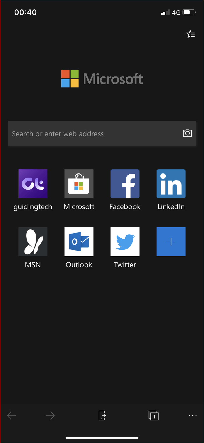 Trình duyệt Microsoft Edge