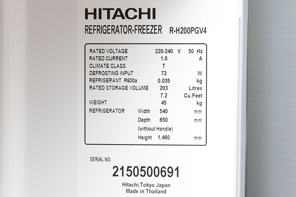 Tủ lạnh Hitachi 230 lít r-h230pgv4 8