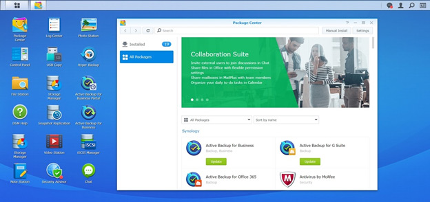 DiskStation Manager (DSM) 6.2.2