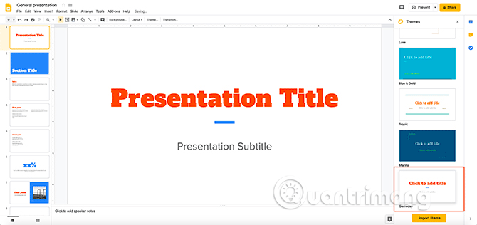 Cách tạo bài thuyết trình trong Google Slides - Ảnh minh hoạ 9