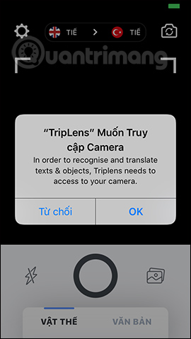 Truy cập camera
