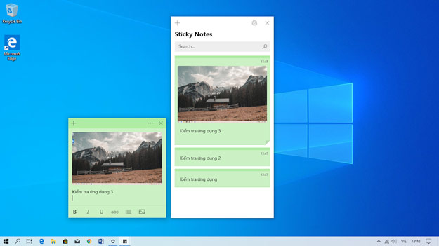 Ứng dụng Sticky Notes 3