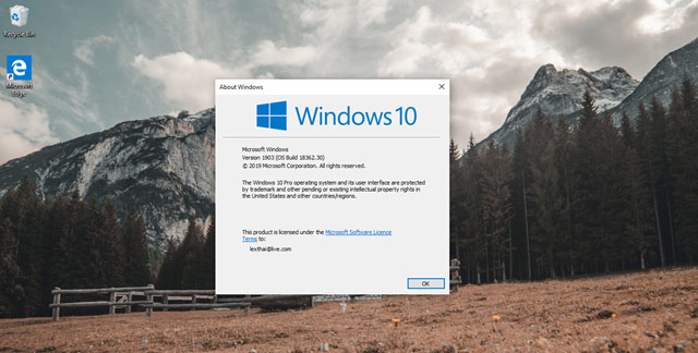 Windows 10 May 2019