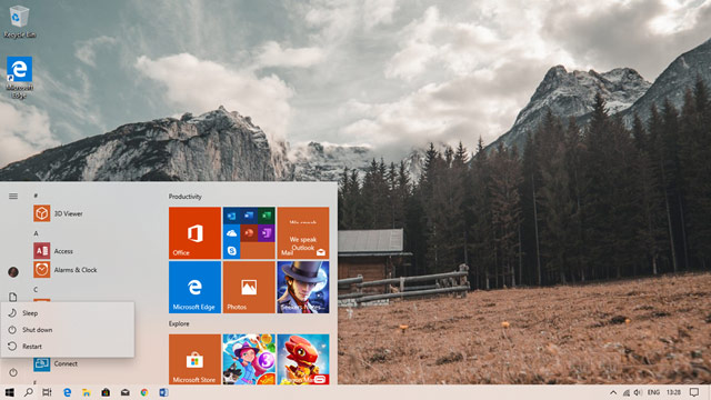 Các lệnh thao tác nguồn như Sleep, Restart hay Shut down