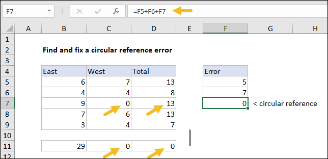 Cách sửa lỗi Circular Reference trong Excel - Ảnh minh hoạ 2