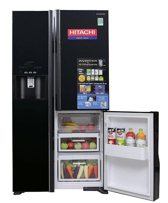 Tủ lạnh Hitachi 584 lít r-m700gpgv2 Side by side 3 cửa 4