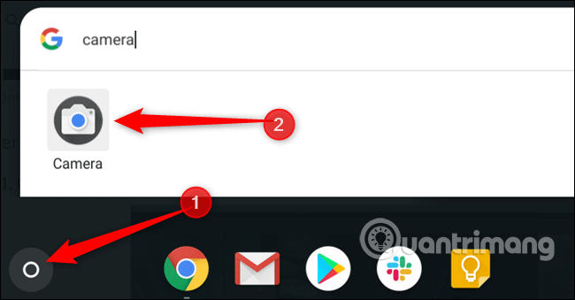 Mở ứng dụng Camera