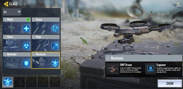COD Mobile Class mechanic