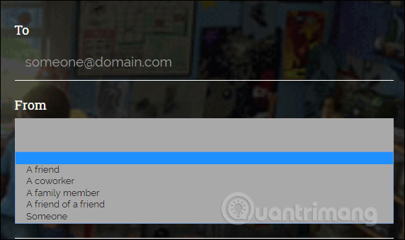 Nhập địa chỉ email 
