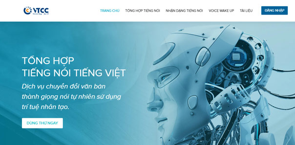 Cổng trải nghiệm trí tuệ nhân tạo VTCC.Ai