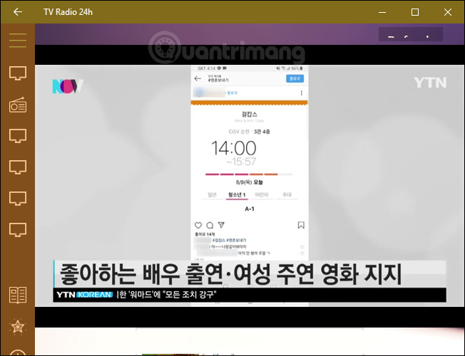 Kênh nước ngoài