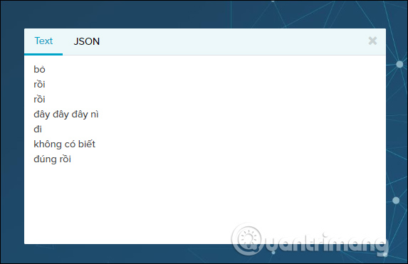 Kết quả văn bản