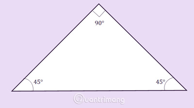 Tính diện tích tam giác cân