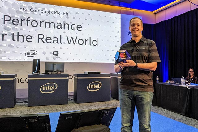 Intel introduced the CPU ahead of Computex 2019