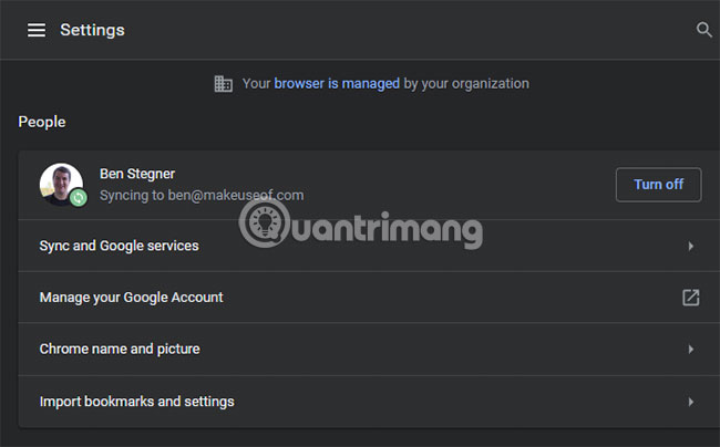 Chrome hoạt động theo cách riêng của mình