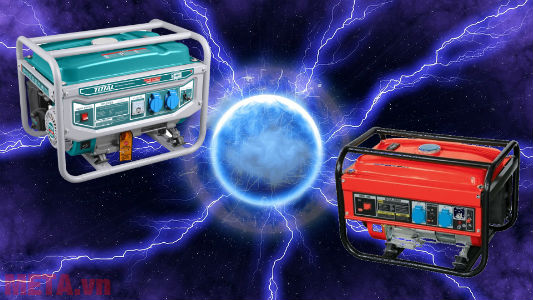Máy phát điện giúp các thiết bị điện tiếp tục hoạt động ngay cả khi mất điện.
