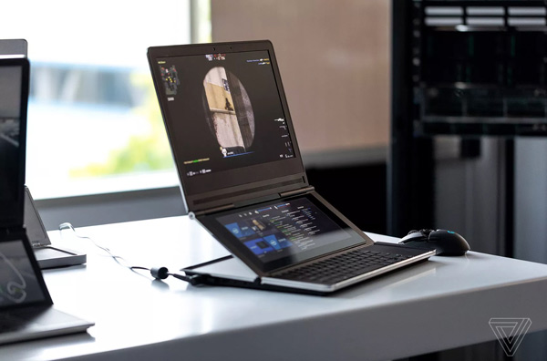 Gaming laptop hai màn hình Honeycomb Glacier 2