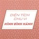 Công thức tính diện tích hình bình hành, chu vi hình bình hành