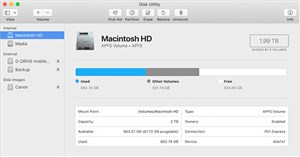 Cách dùng Disk Utility để sửa chữa ổ cứng và phân quyền ổ đĩa