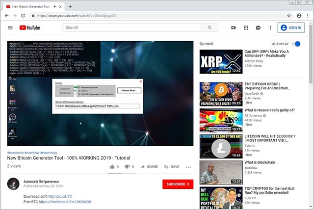 Điều hướng người dùng đến địa chỉ https://freebitco.in