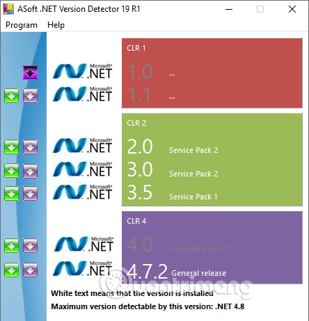 Công cụ ASoft .NET Version Detector