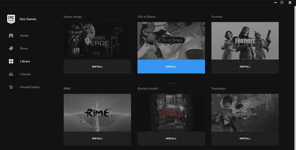 Kích vào Install phía dưới ảnh đại diện của City of Brass