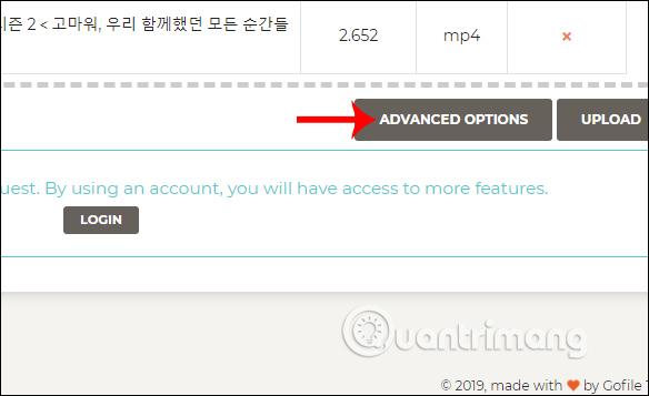 Thiết lập nâng cao