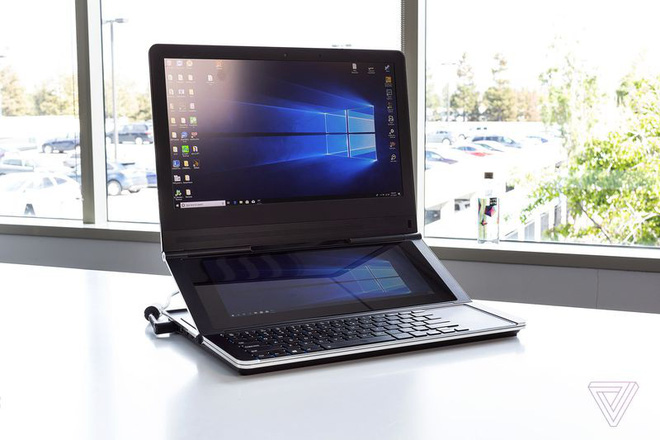 Honeycomb Glacier là một chiếc laptop chơi game có hai màn hình