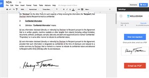 Cách tạo chữ ký tay, ký tài liệu trong Google Docs