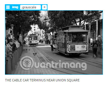 Bây giờ hình ảnh trông giống như một bức ảnh đen trắng