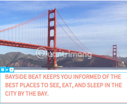 Sử dụng công cụ marginvisual để đặt lại lề trên cùng thành 10px.