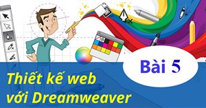Hướng dẫn tạo website bằng Dreamweaver CC phần 5