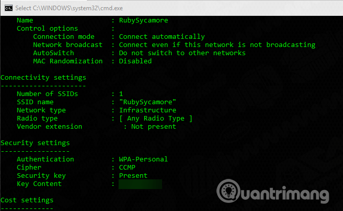 Tìm mật khẩu Wifi